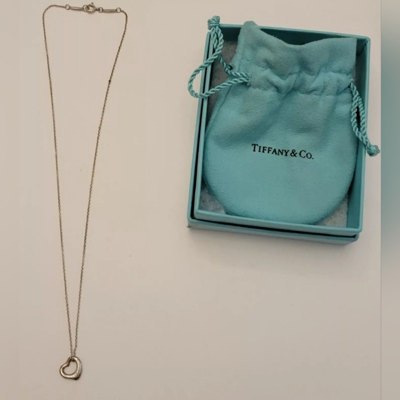Tiffany & Co. Jewelry - Tiffany ELSA PERETTI Sterling Small OPEN HEART Pendant Necklace